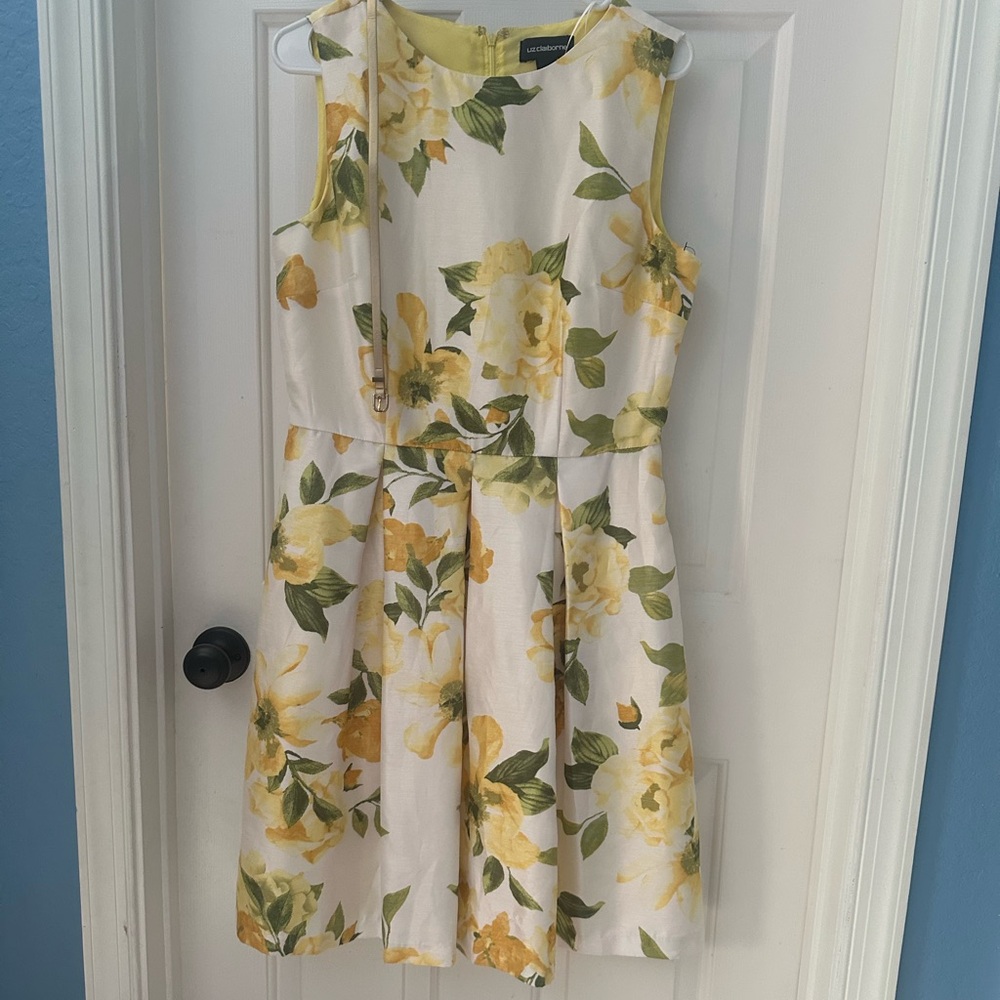 Floral Liz Claiborne Dress (Size 8)